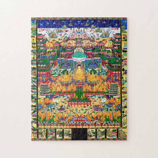 Puzzle Diagramme cosmique de Mandala pour la méditation (Vertical)