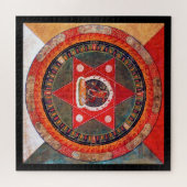 Puzzle Diagramme cosmique de Mandala pour la méditation (Horizontal)