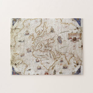 Puzzle Diagramme de Portolan du monde 1519