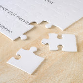 Puzzle Diagramme du corps nerveux du corps humain (Côté)