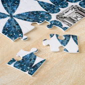 Puzzle Diamant bleu (Côté)