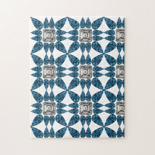 Puzzle Diamant bleu