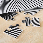 Puzzle Diamant Géométrique : Conception Vintage monochrom (Côté)