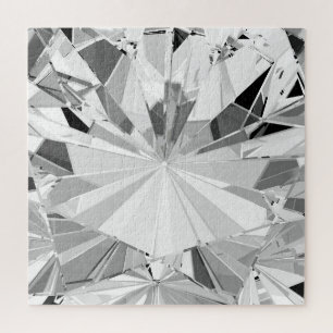 Puzzle Diamant réaliste : 3D Texture Gros plan