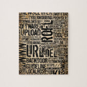 Puzzle Dictionnaire informatique - vintage (Vertical)