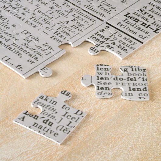 Puzzle Dictionnaire Lemon Tree Challenging (Côté)