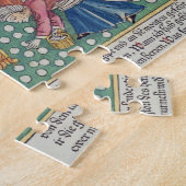 Puzzle Dieu 13-22 de l'exode 16 fournit les cailles et la (Côté)