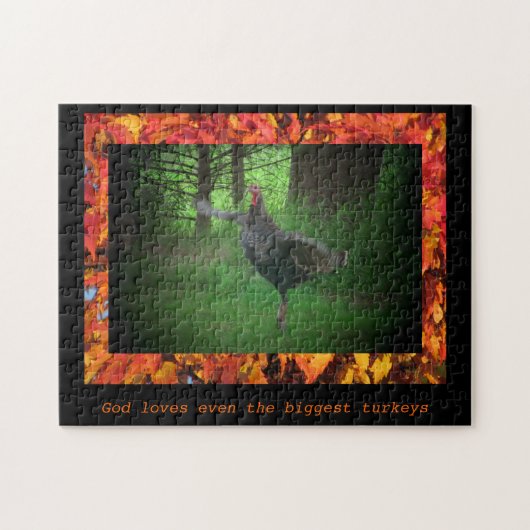 Puzzle Dieu aime même les plus grosses dindes (Horizontal)