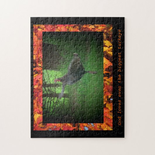 Puzzle Dieu aime même les plus grosses dindes (Vertical)