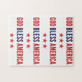 Puzzle Dieu bénisse l'Amérique (Horizontal)