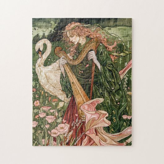 Puzzle Dieu celte Aengus d'amour et de beauté (Vertical)