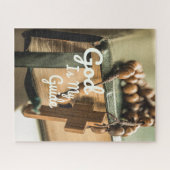 Puzzle Dieu est mon guide Bible et Croix du Rosaire (Horizontal)