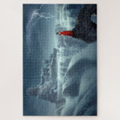 Puzzle Dieu grec et la femme en rouge (Vertical)