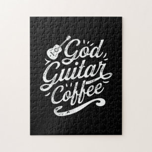 Puzzle Dieu Guitare Café Musique Amour Drôle Christian