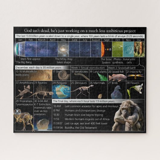 Puzzle Dieu n'est pas mort, il est juste moins ambitieux  (Horizontal)