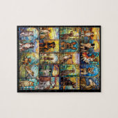 Puzzle Différentes races de chiens Mode Verre de retenue (Horizontal)