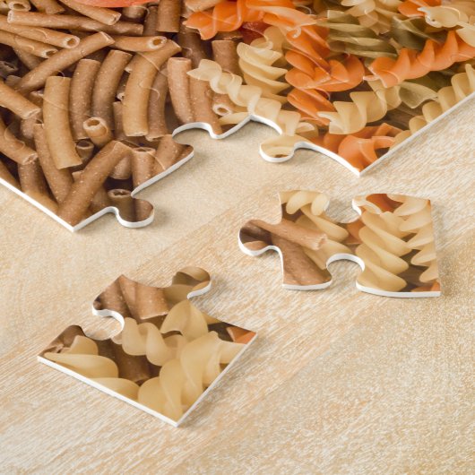 Puzzle Différents types de pâtes (Côté)
