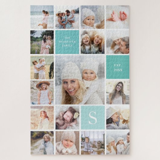 Puzzle Difficile 18 Collage de monographies et de monogra (Vertical)