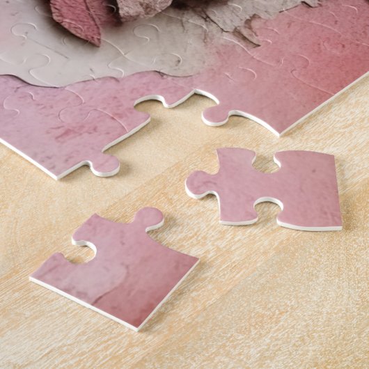Puzzle Difficile Découpage rose Floral Inspiré (Côté)