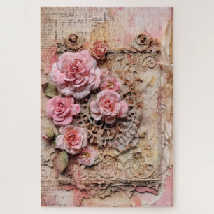 Puzzle Difficile Découpage rose Floral Inspiré