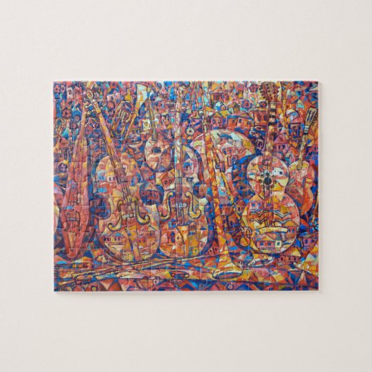 puzzle difficile d'instruments de musique (Horizontal)