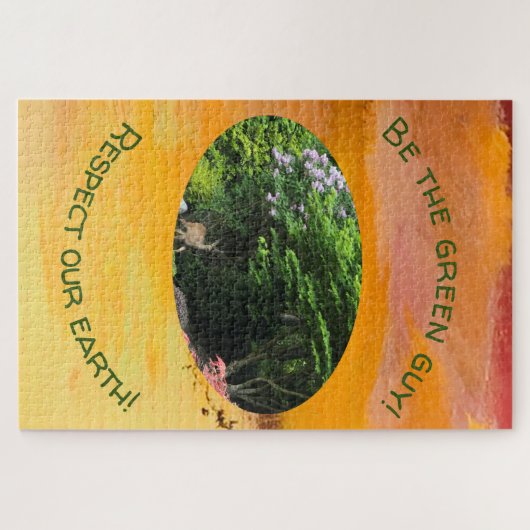 Puzzle difficile : Soyez le type vert (Horizontal)