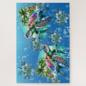 Puzzle difficile Whimsical Tortue de mer Jigsaw (Vertical)