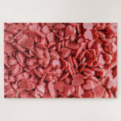 Puzzle Difficult Red Candy Hearts Cluster (Horizontal)