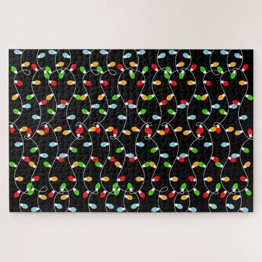 Puzzle Difficult to solve Christmas Lights (Horizontal)