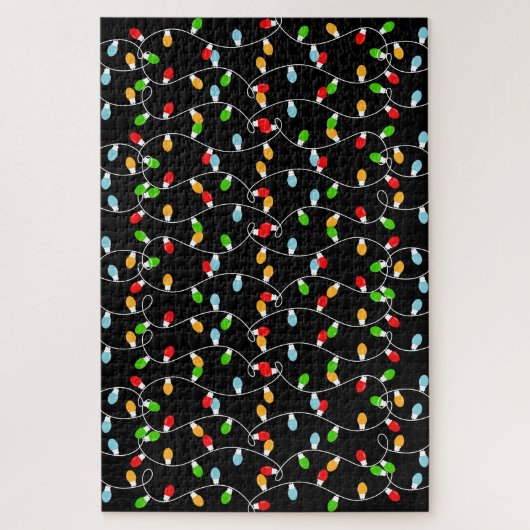 Puzzle Difficult to solve Christmas Lights (Vertical)