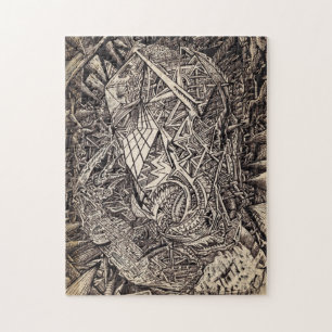 Puzzle Diffracté (habitant de la caverne),  