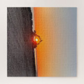 Puzzle Digger et Camion Cadre soleil couchant au bord de  (Horizontal)