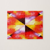 Puzzle Digital Computer Art Abstrait Modern Creative Red (Horizontal)