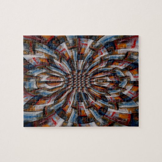 Puzzle Digital Computer Art Abstrait Moderne Difficile (Horizontal)
