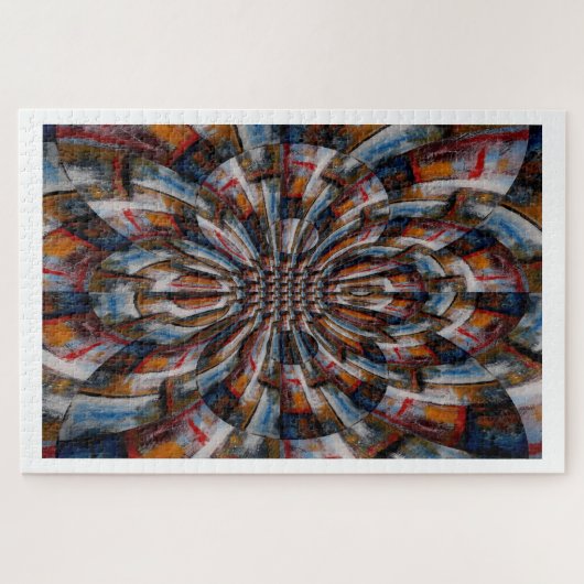 Puzzle Digital Computer Art Abstrait Moderne Difficile (Horizontal)