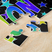 Puzzle "DILLON" Prénom, Amusant "HEUREUX ANNIVERSAIRE" (Côté)