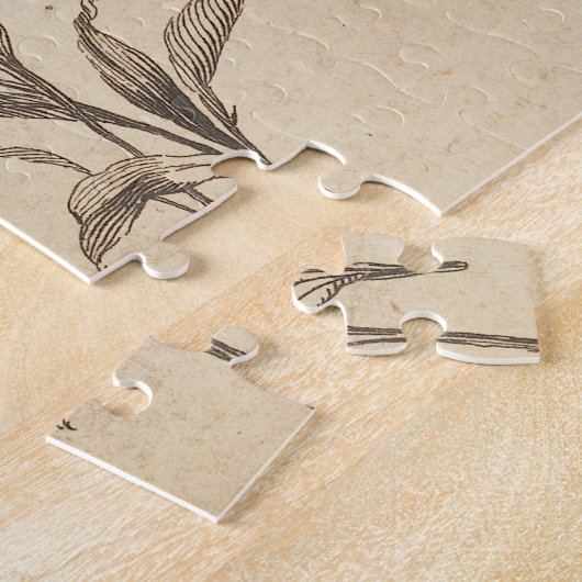 Puzzle d'illustration de fleurs (Côté)