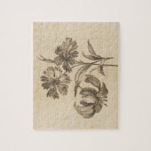 Puzzle d'illustration de fleurs (Vertical)