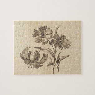 Puzzle d'illustrations de fleurs