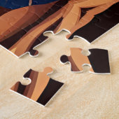 Puzzle Dilute Calico Chat et Lune du désert (Côté)