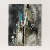 Puzzle d'image du réservoir du journal de guerre d (Vertical)