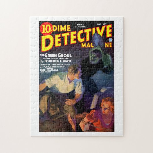 Puzzle Dime Detective Magazine (juin 1935) (Vertical)