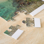 Puzzle d'impression de carte postale de baie de (Côté)
