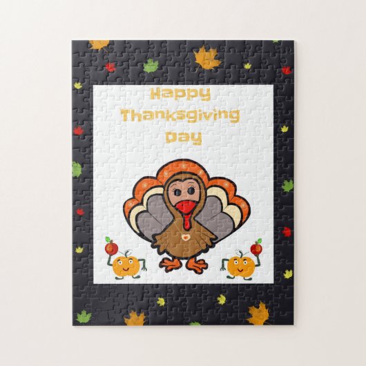 Puzzle Dinde de Thanksgiving (Vertical)
