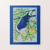 Puzzle d'Indigo Bunting (Vertical)