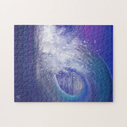 Puzzle d'Indigo Ocean Wave (Horizontal)