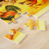 Puzzle Dindons et poulets d'art (Côté)