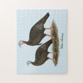 Puzzle Dindons sauvages de l'est en couple (Vertical)