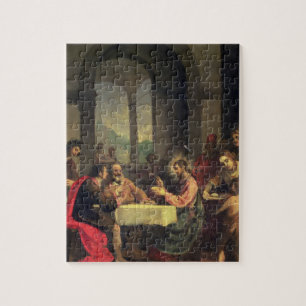 Puzzle Dîner chez Emmaus, c.1600-05 (huile sur le