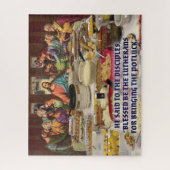 Puzzle Dîner de la Cène luthérien à potluck (Vertical)